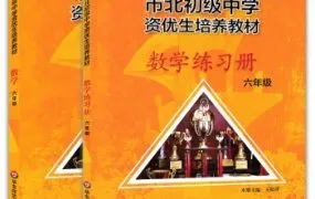 《市北初级中学资优生培养教材》小升初早培 中考 初中6-9年级数学课本+练习册