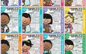 英语语法启蒙Language Arts and Grammar，美国爹妈都在给娃用的超赞趣味情景语法练习册