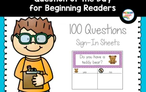 Question of the Day for Beginning Readers 少儿英语口语交际问答卡6册320问，让英语融入日常生活