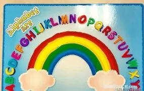 美国小学使用的神奇彩虹桥：一道字母彩虹桥把26个字母学得滚瓜烂熟！附PDF模板下载
