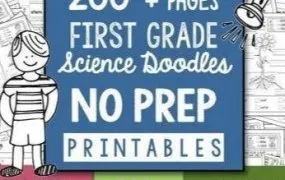 美国幼儿科学启蒙TPT Science Doodles 全套35个主题覆盖幼儿园到一年级的科学练习