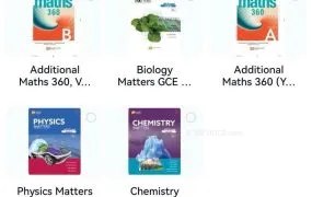 新加坡O Level数学物理化学生物教材教辅合集 Additional Maths 360+Physics/Chemistry/Biology Matters PDF电子版下载