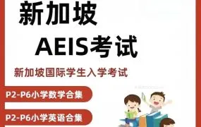 新加坡AEIS考试小学P2-P6数学英语全套真题 新加坡国际学生入学考试模拟题练习题资料合集 PDF电子版下载