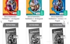 Glencoe Mathematics MathMatters 1-3 An Integrated Program 美国中学综合数学教材课本+练习册PDF电子版下载