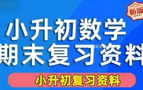 2025小升初数学复习资料合集深度解析 知识总结+专项训练+模拟题库+母题精华 PDF+WORD电子版下载