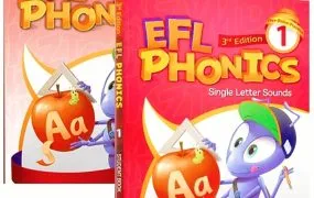 EFL Phonics 英语非母语学习者专用自然拼读教材第二版第三版PDF电子版学生书练习册教师闪卡 MP3音频 互动课件DVD
