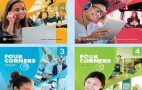 Cambridge Four Corners 2ed 剑桥四角教材第二版 PDF电子版学生书练习册 MP3音频 MP4视频资源下载