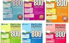 English Garmmar In Practice 800 Tenses & Verbs 英文文法必做800题 香港小学1-6年级英语语法练习册PDF电子版 百度网盘下载