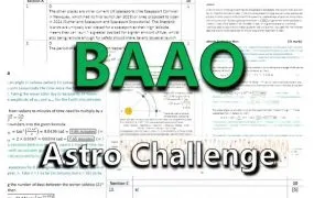 BAAO英国天文学和天体物理奥林匹克竞赛初赛复赛历年真题+答案解析资料合集 PDF电子版 百度云网盘下载