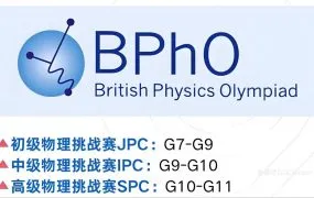 BPhO Junior/Intermediate/Senior/A2 Physics Challenge JPC/IPC/SPC/A2物理挑战赛真题资料合集 PDF电子版 百度网盘下载