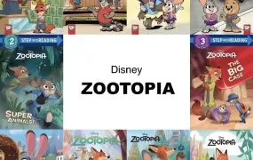 Disney Zootopia 迪士尼疯狂动物城1+2 14册英文绘本漫画分级读物PDF电子版+MP3故事书+电影 百度云网盘下载