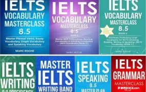 IELTS Vocabulary+Grammar+Speaking+Writing 8.5-9.0 Masterclass Series IELTS雅思8.5分大师班系列PDF电子版 百度云网盘下载