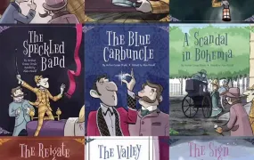 Sherlock Holmes Retold for Children Series 福尔摩斯少儿版16册英文初章书PDF+EPUB+MOBI电子版 MP3音频 百度云网盘下载