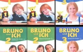 Bruno und ich 1-3 少儿德语启蒙教材 6-8岁儿童德语入门教材 PDF电子版学生书教师书练习册 MP3音频下载