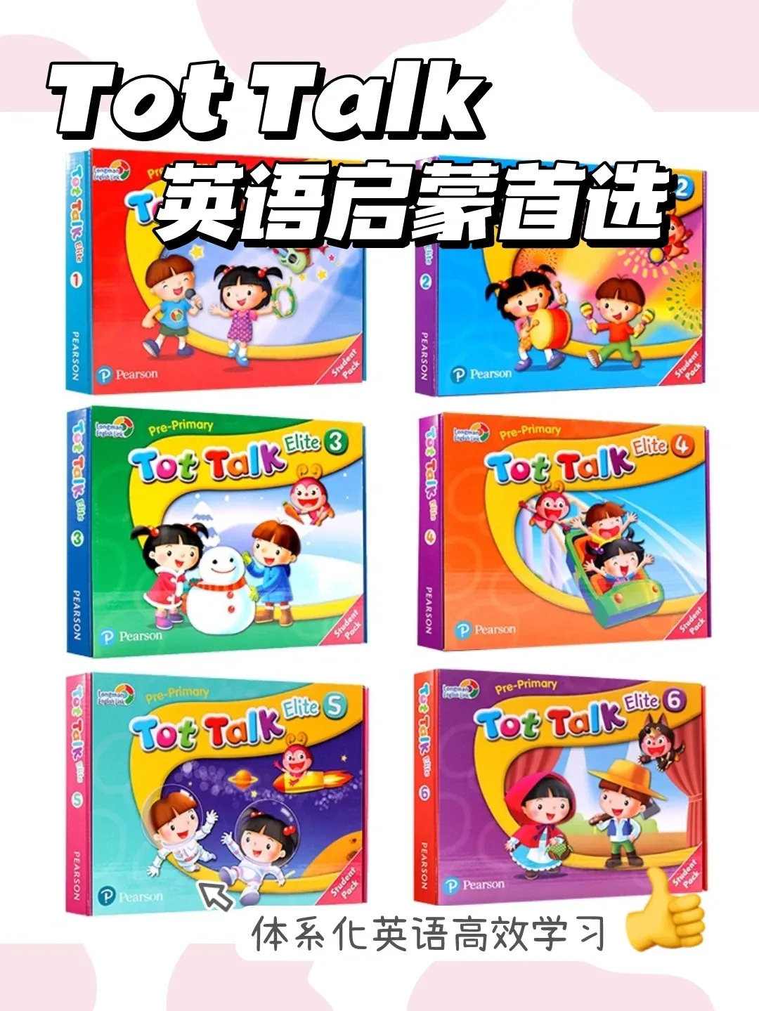 培生朗文Tot Talk 1-6全套资源 PDF学生书+白板软件+家长手册+电子版教案+教学资料+音视频 百度网盘下载