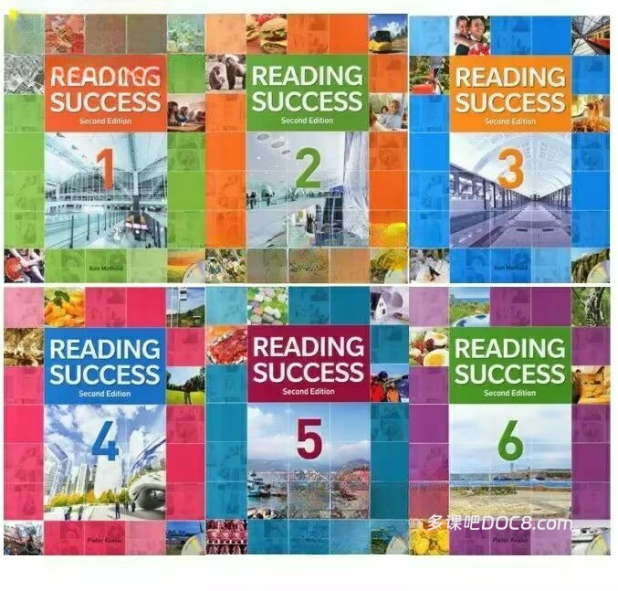 Reading Success 2ed 1-6 Compass阅读成功第二版PDF电子版学生书教师书测试卷词汇表 MP3音频 百度云网盘下载